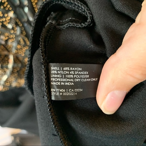 Club Monaco Sequinned Ponte Dress Size 0 - Picture 5 of 5